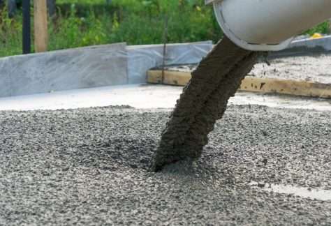 pouring concrete foundations